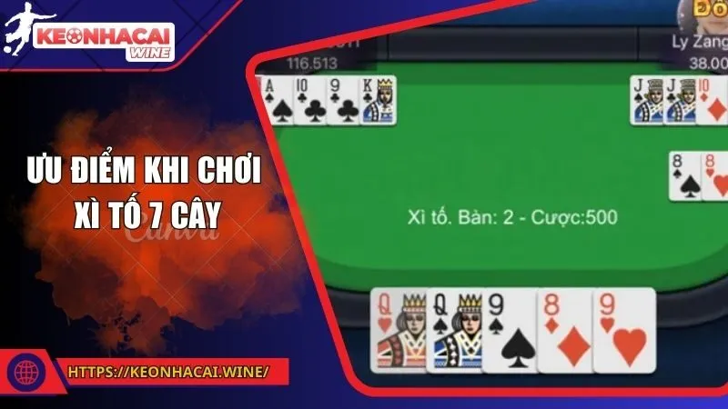 Lý do bạn nên chơi xì tố phiên bản 7 cây